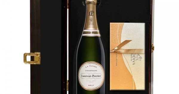 Laurent-Perrier La Cuvée Brut and Chocolate Gift Box